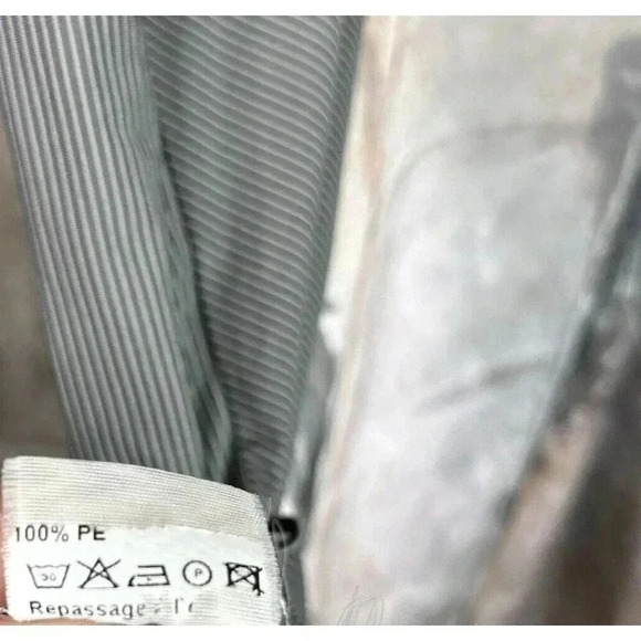 Deca Dress Sz 2 Art To Wear Gray Cap Sleeve V Neck - Picture 8 of 9